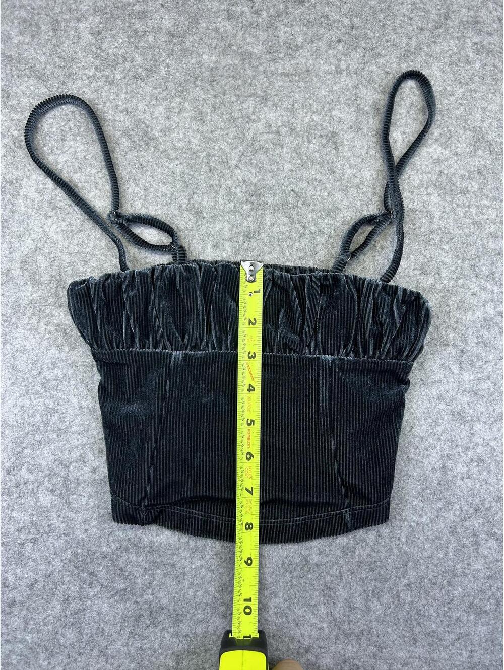 Velvet Bandeau Bralette Going Out Velour Urban Outfitters Size XS NWOT - Picture 5 of 5
